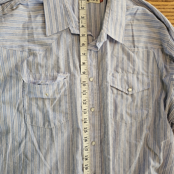 Roper 2xl long sleeve pearl snap button down. - Picture 3 of 10